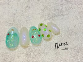 #メロンソーダネイル