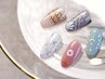 [初回オフ無料]パラジェル対応可◎定額2本手描きアートコース￥7000