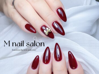 Mネイル/ボルドー|初回オフ無料