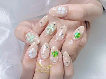ヘブンビューティー(HEAVEN Beauty)の写真/《GWや大切なイベント前に!!》デートや女子会にもぴったりな大人可愛いデザインをご提案♪