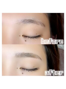 ビューステージ アイブロウサロン 徳島/平行アーチ眉