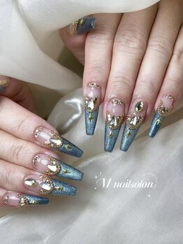 Mネイルの写真/持ち込み・長さだしＯＫ★最高のお気に入りネイルをお届け。+うるうるクリアカラーも人気◎パラジェル導入*