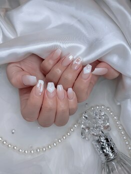 バレンタインネイル