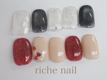 リッシュネイル 新百合ヶ丘店(riche nail)/シンプルアートコース