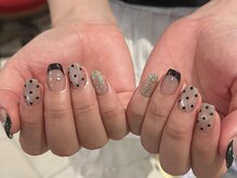 ネイルズ ララ(nails Lala)/black nail。