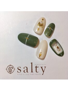 ネイルアンドアイラッシュサロン ソルティ 寺田町(salty)/ハンド/アート10本コース