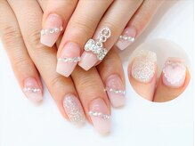 ネイルコレクション ピンク(Nail Collection Pink)/ジェルアート放題★リボン