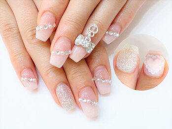 ネイルコレクション ピンク(Nail Collection Pink)/ジェルアート放題★リボン