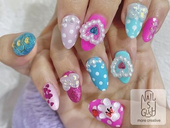 ネイルズガッシュ 蒲田東口店(NAILsGUSH)/カラフル/ポップ/推しネイル/