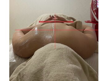 ウツク(utuku)/左側をマシンで筋膜リリース　