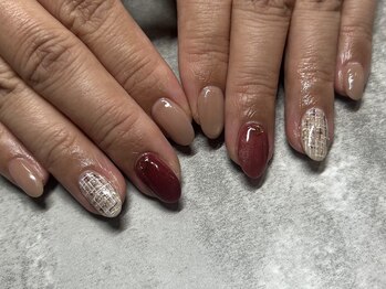 ネクスト ヴィジョン ネイル(Next Vision Nail)/【　ツイードネイル　】