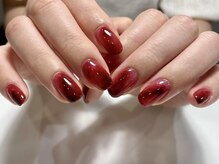 アイネイルズ 渋谷店(I nails)/【Sumika.t】もやもやボルドー