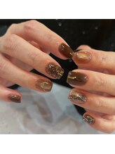 リアネイル(li’a nail)/ブラウンnuance★