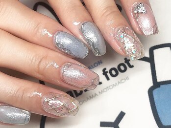 ネイルサロン ラビットフット(Rabbit foot)/ミラーネイル8980円