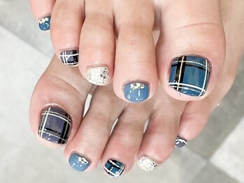 エムネイル(M-Nail)/★チェックフットネイル★