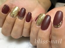 ブリスネイル(bliss-nail)/ミラーフレンチ