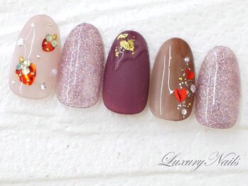 ラグジュアリーネイルズ カワグチ(Luxury Nails Kawaguchi)/キュート*イチゴNail