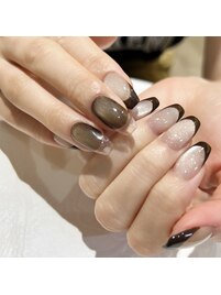 フレンチマグネットネイル