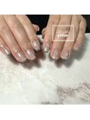 くすみブルースキニーフレンチ
