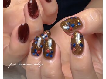 プチメゾン トウキョウ(Petit Maison Tokyo)/ニュアンス小花柄アート