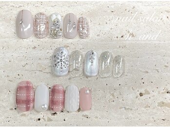 エイチアンド(h and)の写真/【シンプル~トレンドアートまで豊富!】ついつい迷ってしまう豊富な定額メニューのデザインにびっくり!