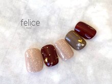 ネイルサロン フェリーチェ(felice)/【定額ネイル】7480円