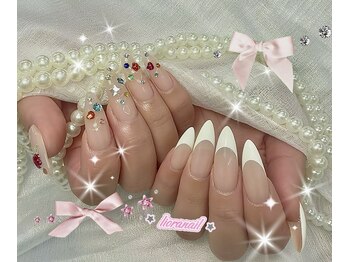 リオラネイル(Liora Nail)/長さ出し人気フレンチデザイン