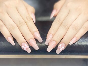 チップワンカラーとリボン