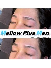 メロウプラス(mellow+)/メンズ眉毛/アイブロウ/眉毛