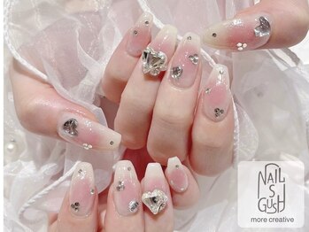 ネイルズガッシュ 蒲田東口店(NAILsGUSH)/チークネイル/ワンホン/キラキラ