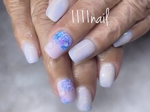 イチイチイチイチネイル(1111nail)/紫陽花♪