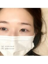 リリフリー(riri Free)/（上）パーマ（下）LEDエクステ