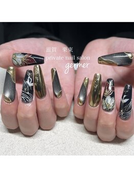 成人式ネイル！和装に合わせて