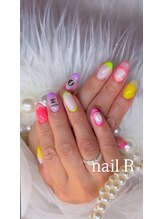 ネイルアール(nail R)/CHANEL風ネイルです♪