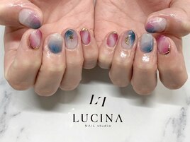 G-114 ニュアンス海ネイル
