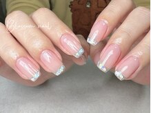ブラソンネイル(Blossom nail)/ガラスフレンチ
