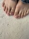 ニュアーズネイル(nuas nail)の写真/《夏の足元をオシャレに可愛く》フットネイルに特化した定額デザインコースを多数ご用意♪学割もあり◎