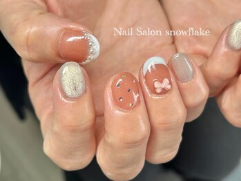 スノーフレーク(Snowflake)/定額デザイン☆人気デザイン♪