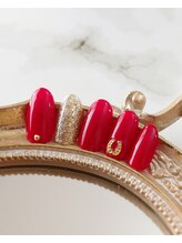 フェアリーテイル(Fairy Tail)/1月おすすめネイルデザイン1