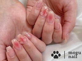 ワンホンネイル/リボン