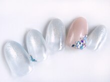 トータルビューティーアンドアズフローラ(Total Beauty & a`s Flora)/上品★ストーンアートネイル