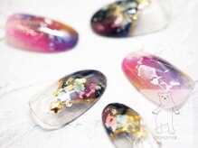オトナネイル(otona nail)/カラフルシェルハロウィンネイル