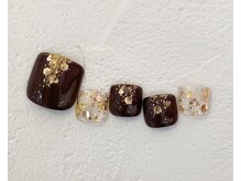 リーチェ ビューティアンドネイルサロン 大名店(Beauty&Nail Salon)/秋フットデザイン☆