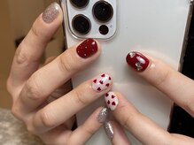 プラス ファースト(Plus 1st)/ハートネイルby sasabe