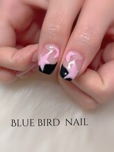 ブルーバードネイル(Blue bird nail)/手書きデザイン