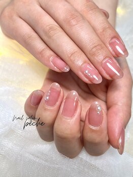 ペッシュ(peche)/sheer × pearl