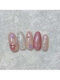 8月マンスリーネイル