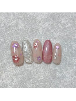 ルミエナ 銀座(Lumiena Ginza)/8月マンスリーネイル