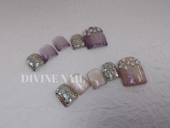 ディバイン ネイルズ(DIVINE NAILS)/フット・デザイン定額
