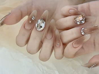 モルフォネイル(Morpho nail)/#ワンホンネイル #モテカワ